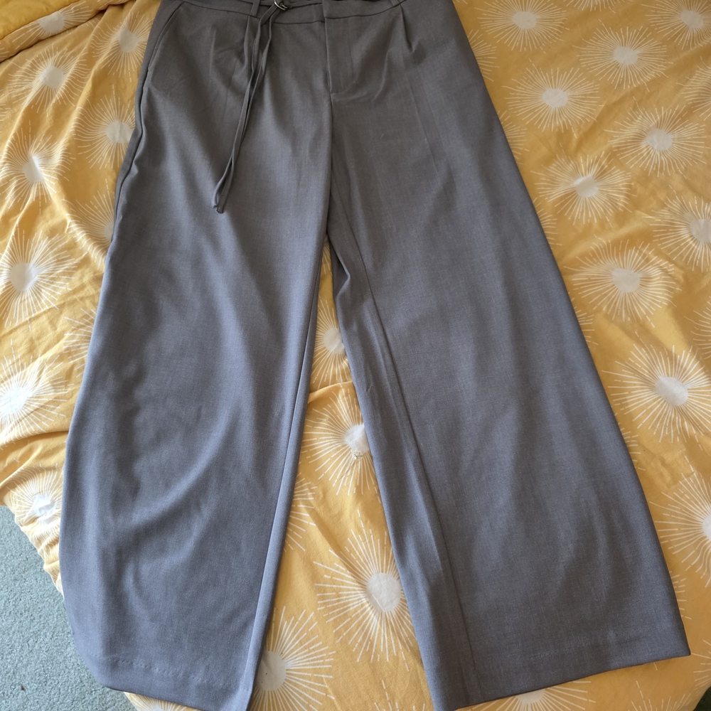 😈 3 For $20😈 H&M Women's Charcoal Wide-Leg Dress Pants